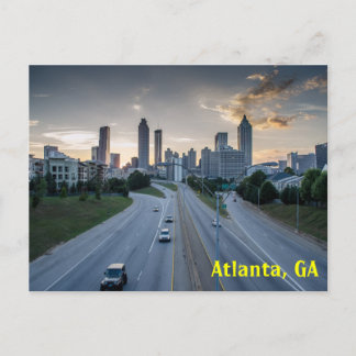 Atlanta Skyline Briefkaart