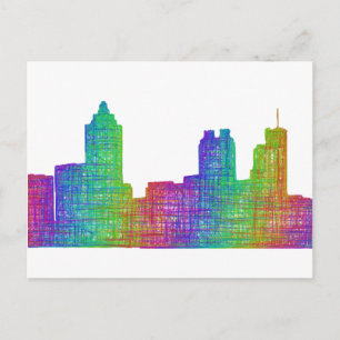 Atlanta skyline briefkaart