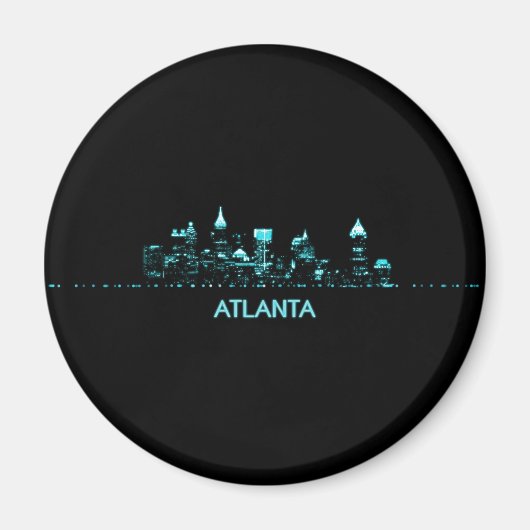Atlanta Skyline Magneet (Voorkant)