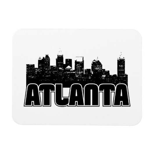Atlanta Skyline Magneet (Horizontaal)