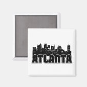 Atlanta Skyline Magneet (Voorkant / Achterkant)