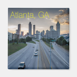 Atlanta Skyline Magnet Magneet