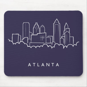 Atlanta Skyline Muismat
