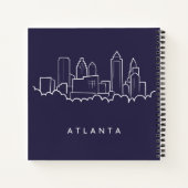 Atlanta Skyline Notitieboek (Achterkant)