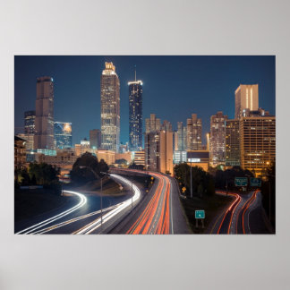 Atlanta SkyLine Poster
