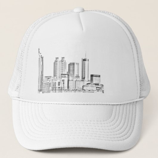ATLANTA SKYLINE TRUCKER PET (Voorkant)