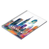 Atlanta Skyline Waterverf Notitieboek (Linkerzijde)