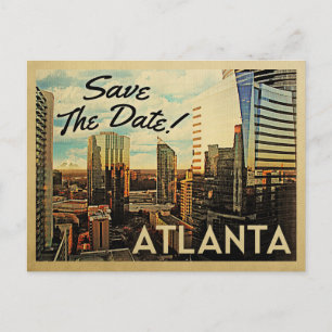 Atlanta sparen de Datum Briefkaarten