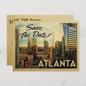 Atlanta sparen de Datum  Briefkaarten (Voorkant / Achterkant)