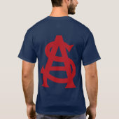Atlanta Spikes Baseball Red Logo T-shirt (Achterkant)