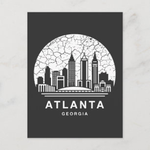 Atlanta Stad Georgia Briefkaart