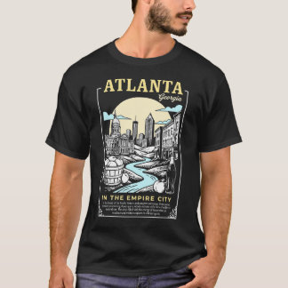 Atlanta Stad Georgia In De Empire City T-shirt