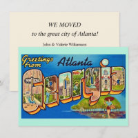 Atlanta Vintage Ansichtkaart