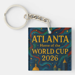 Atlanta Voetbal Elegante Kunst 2026 Sleutelhanger