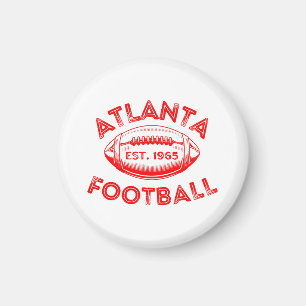 Atlanta Voetbal Vintage Stijl Magneet