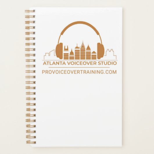 Atlanta Voicover Studio PLANNER (klein) (Voorkant)