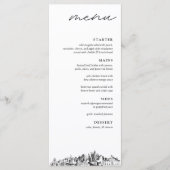Atlanta Wedding Reception Dinner Menu (Devant)