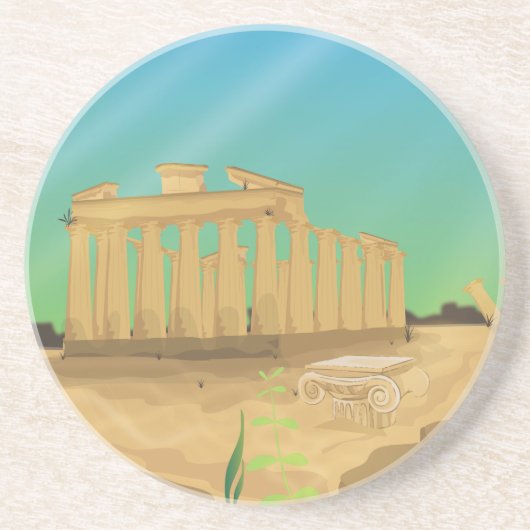 Atlantas Zandsteen Onderzetter (Voorkant)