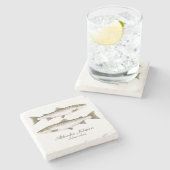 Atlantc Salmon Onderzetter (Zijkant)