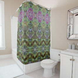 atlantean garden Shower Curtain Douchegordijn