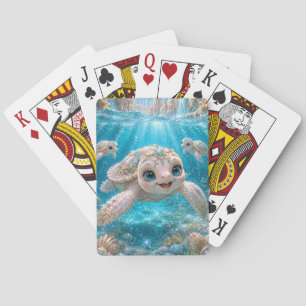 Atlantean Zee Schildpad Zander Speelkaarten   
