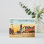 Atlantic Ave., Atlantic City 1908 Briefkaart (Staand voorkant)