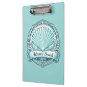 Atlantic Beach FL Kustschelp Embleem Klembord (Links)