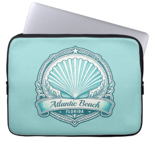 Atlantic Beach FL Kustschelp Embleem Laptop Sleeve