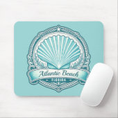 Atlantic Beach FL Kustschelp Embleem Muismat (Met muis)