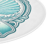 Atlantic Beach FL Kustschelp Embleem Snijplank (Hoek)