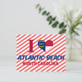 Atlantic Beach, North Carolina Briefkaart (Staand voorkant)