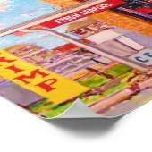 "Atlantic Beach Seafood Market" Poster (Hoek)