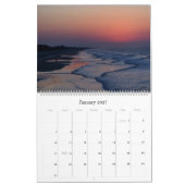 Atlantic Beach Skies Calendrier du mur de douze mo (Jan 2027)