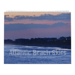 Atlantic Beach Skies Wall Calendar van twaalf maan Kalender