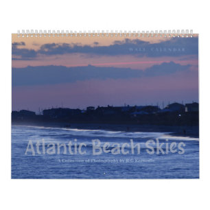 Atlantic Beach Skies Wall Calendar van twaalf maan Kalender