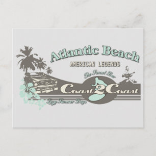 Atlantic Beach Travel North Carolina Briefkaart