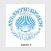 Atlantic Beach (zeeschelp) Sticker (Vel)