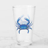 Atlantic Blue Crab Glass Tumbler (Achterkant)