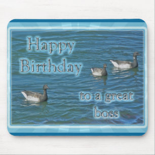 Atlantic Brant Geese Boss Birthday Muismat