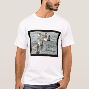 Atlantic Brant Geese Season Seizoen Groetings Seri T-shirt