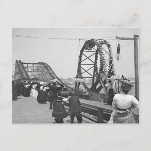 Atlantic City-achtbaan, 1901 Briefkaart