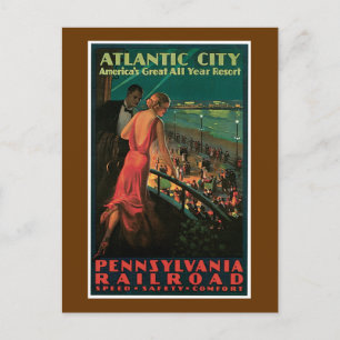 Atlantic City ~ All Year Resort Briefkaart