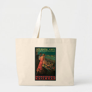 Atlantic City ~ All Year Resort Grote Tote Bag