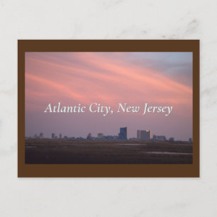 Atlantic City at Sunset Carte postale
