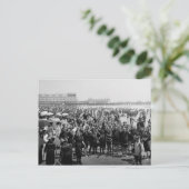 Atlantic City Beach, 1910 Briefkaart (Staand voorkant)