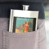 Atlantic City Beach Beauty  Artwork Flacon (Voorbeeld)