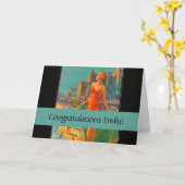 Atlantic City Beach Beauty  Artwork Kaart (Gele Bloem)