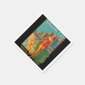 Atlantic City Beach Beauty  Artwork Servet (Hoek)