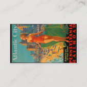 Atlantic City Beach Beauty  Artwork Visitekaartje (Achterkant)