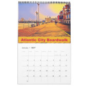 Atlantic City Beach Boardwalk Pop Art Kalender (Jan 2027)